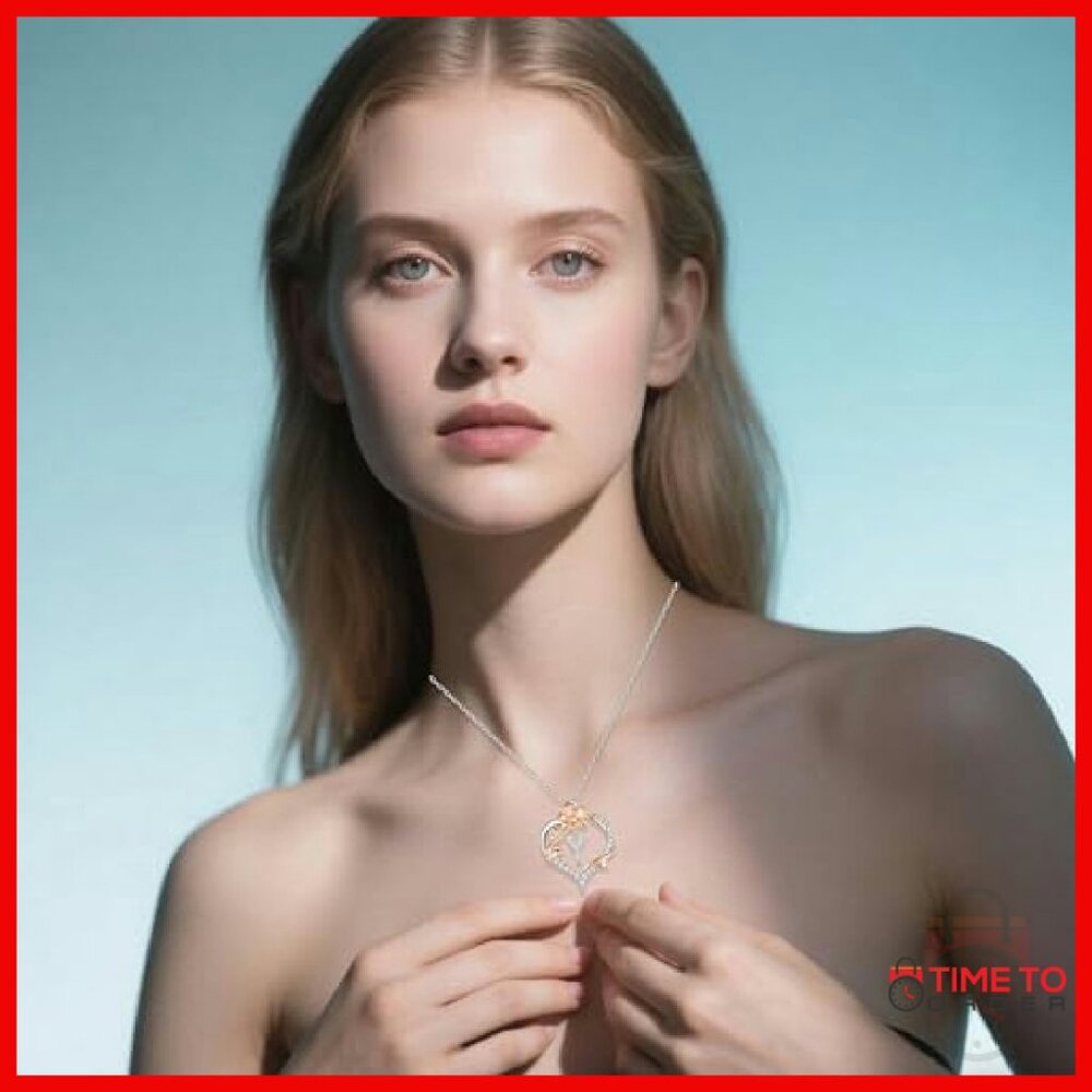 Sterling Silver Adjustable Initial Necklace With … - image 5